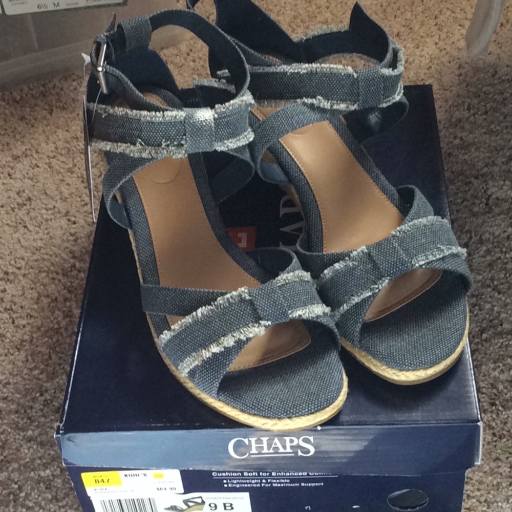 Chaps denim shoes